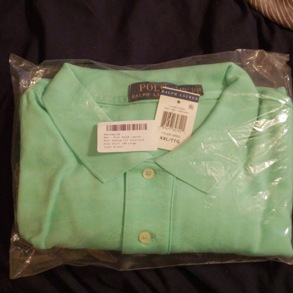 Teal Polo shirt